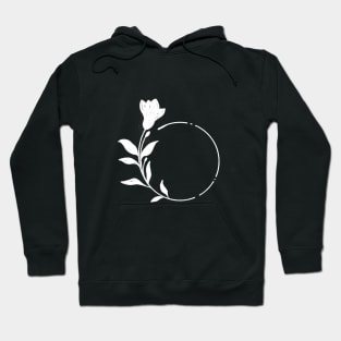 Natural Curves Ver 2 || Minimal Flower Hoodie